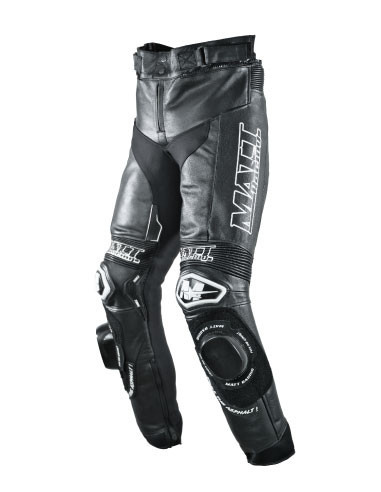 Pantalon moto en cuir, noir, pour route et circuit, taille standard, de qualité, à petit prix, pas cher