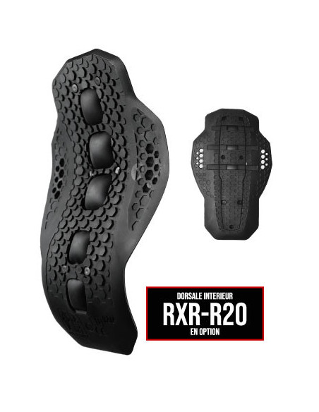 dorsale intérieure rxr r2o airbag, amovible