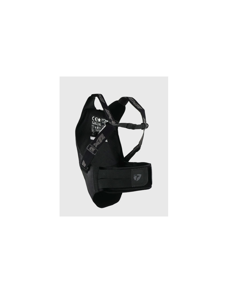 Motorcycle back protector with straps, FFM FIM approved, airback,