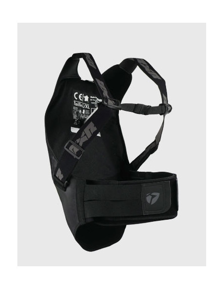 Motorcycle back protector with straps, FFM FIM approved, airback,