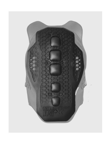 Motorcycle back protector with straps, FFM FIM approved, airback,