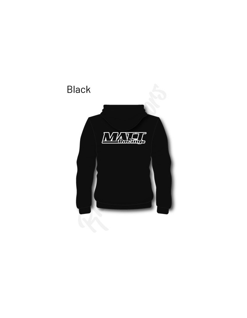 sweat capuche personnalisable matt racing pour les team, les societe, pour un cadeau, pour ce faire plaisir