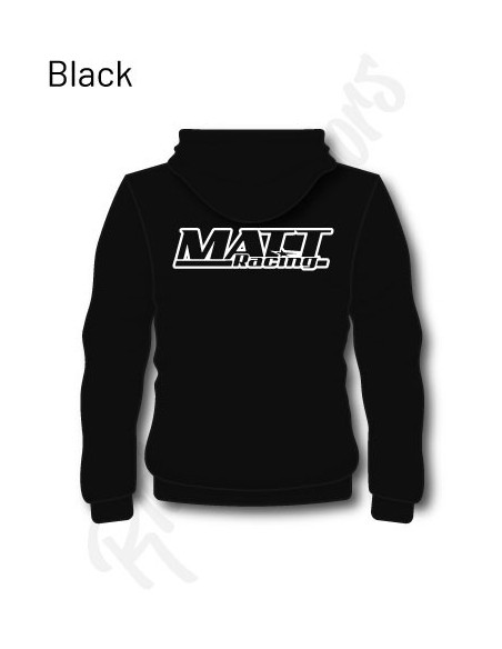 sweat capuche personnalisable matt racing pour les team, les societe, pour un cadeau, pour ce faire plaisir