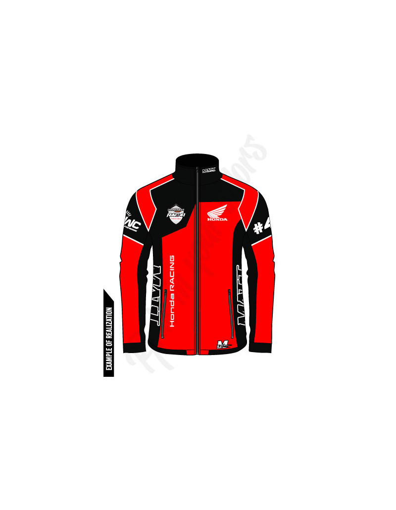 veste 100% personnalisable, polyester, team moto, ewc, veste officielle, kawasaki, honda, hoddies, sweat shirt