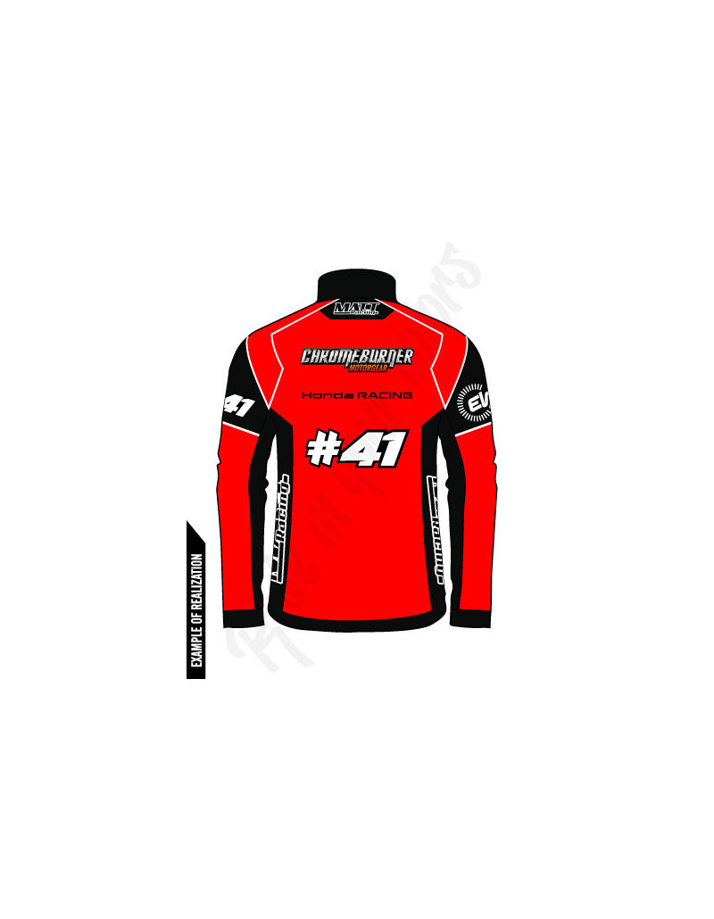 veste 100% personnalisable, polyester, team moto, ewc, veste officielle, kawasaki, honda, hoddies, sweat shirt