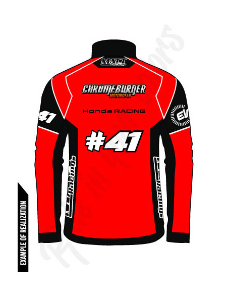 veste 100% personnalisable, polyester, team moto, ewc, veste officiel, kawasaki, honda, hoddies, sweat shirt