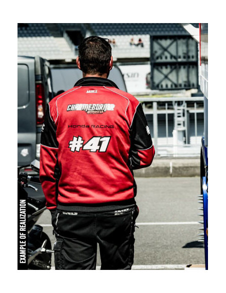veste 100% personnalisable, polyester, team moto, ewc, veste officiel, kawasaki, honda, hoddies, sweat shirt