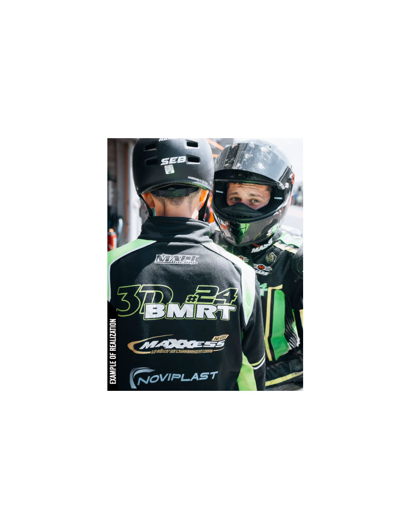 veste 100% personnalisable, polyester, team moto, ewc, veste officielle, kawasaki, honda, hoddies, sweat shirt
