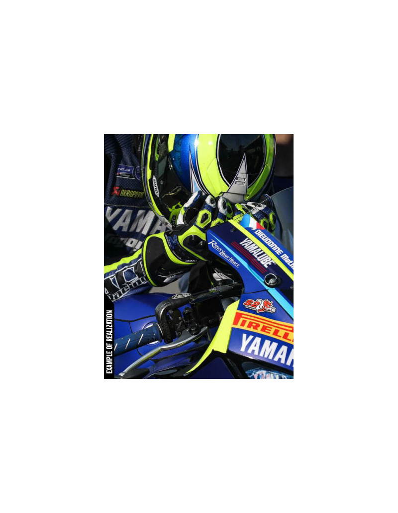 gants moto en cuir sport personnalisable