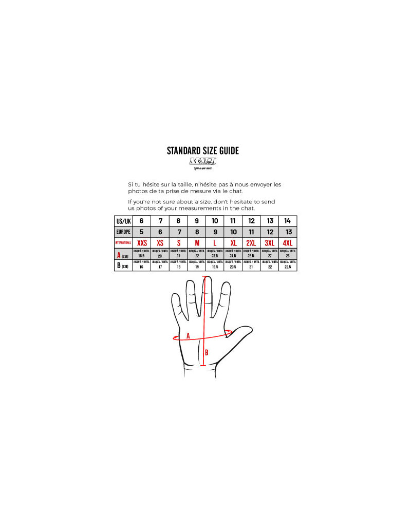 Customizable "SPORTS" motorcycle gloves