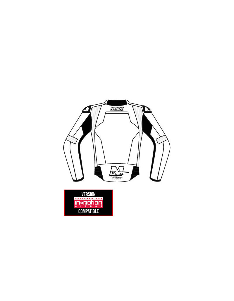 blouson moto en cuir , veste moto, 100% personnalisables. En sur mesure et taille standard compatible in&motion airbag
