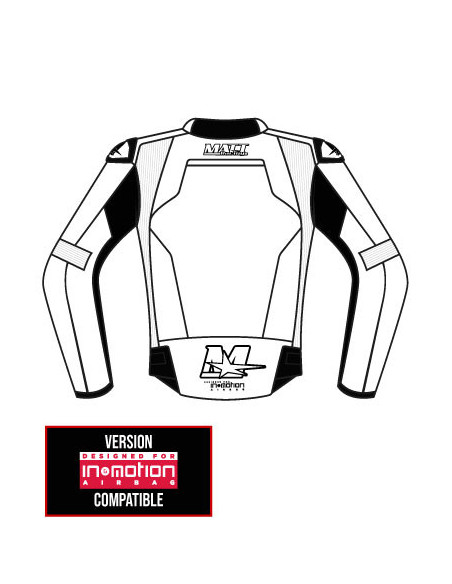 blouson moto en cuir , veste moto, 100% personnalisables. En sur mesure et taille standard compatible in&motion airbag