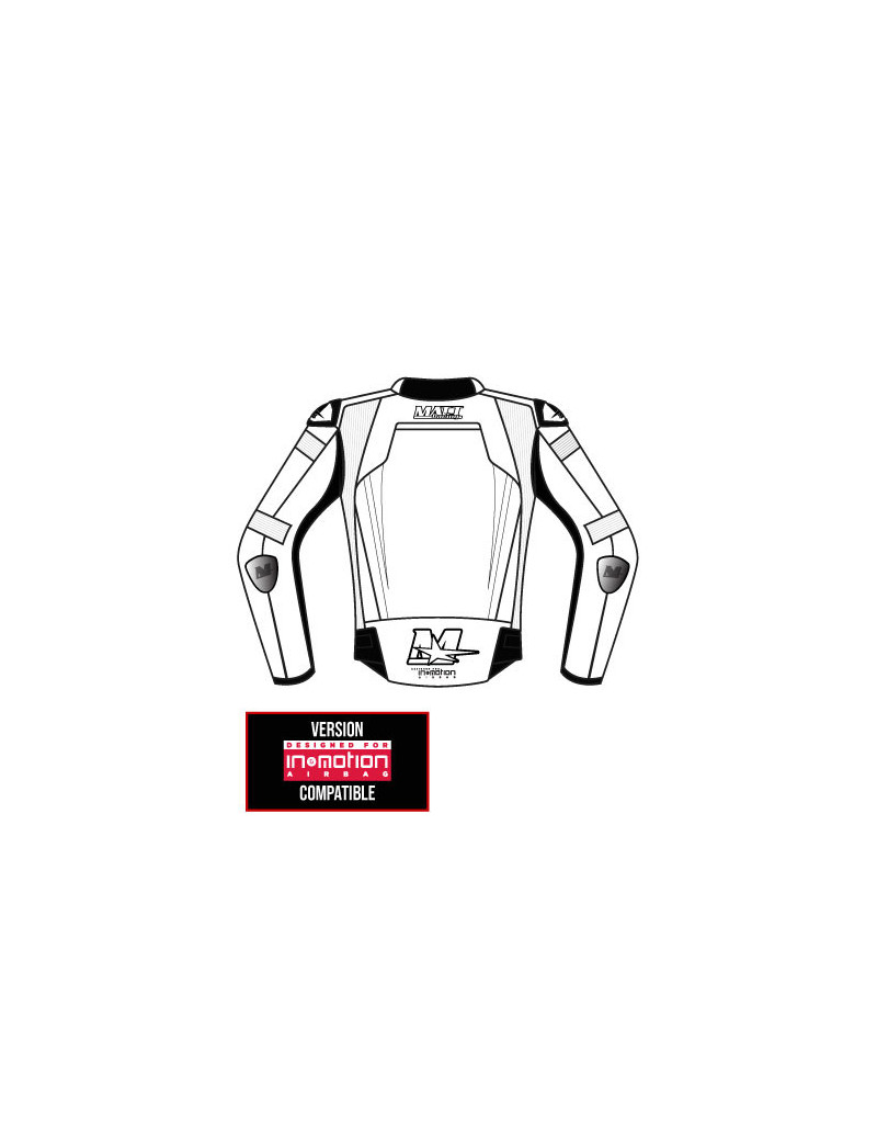 blouson moto en cuir , veste moto, couleurs personnalisables. En sur mesure et taille standard compatible airbag homme femme