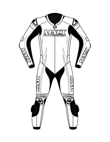 Combinaison moto en cuir de vache ou en cuir de kangourou, personnalisable, compatible airbag et airbag intégré. Validé FFM FIM