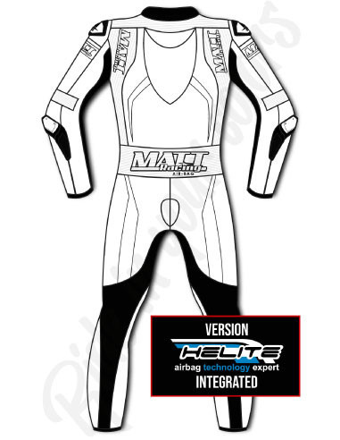 MXRS customizable motorcycle leather suit