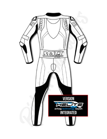 Combinaison moto en cuir de vache ou en cuir de kangourou, personnalisable, compatible airbag et airbag intégré. Validé FFM FIM