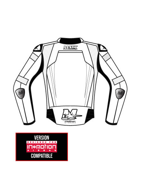 blouson moto en cuir , veste moto, couleurs personnalisables. En sur mesure et taille standard compatible airbag homme femme