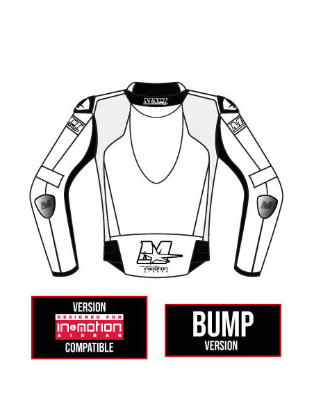 blouson moto en cuir , veste moto, 100% personnalisables. En sur mesure et taille standard compatible in&motion airbag