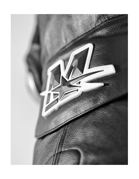 Combinaison moto 2 pièces en cuir pour route et circuit, taille standard, de qualité, à petit prix, pas cher