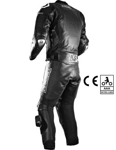 Combinaison moto 2 pièces en cuir pour route et circuit, taille standard, de qualité, à petit prix, pas cher