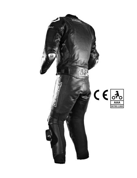 2-piece leather motorcycle suit for road and track, standard size, quality, low price, inexpensive