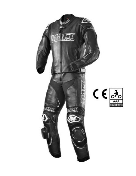 Combinaison moto 2 pièces en cuir pour route et circuit, taille standard, de qualité, à petit prix, pas cher