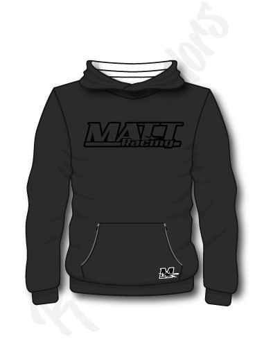 sweat capuche personnalisable matt racing pour les team, les societe, pour un cadeau, pour ce faire plaisir