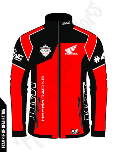 veste 100% personnalisable, polyester, team moto, ewc, veste officiel, kawasaki, honda, hoddies, sweat shirt