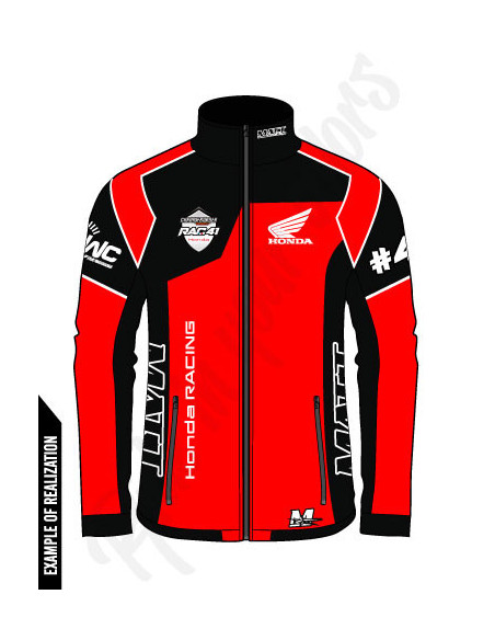 veste 100% personnalisable, polyester, team moto, ewc, veste officiel, kawasaki, honda, hoddies, sweat shirt