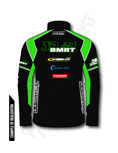 veste 100% personnalisable, polyester, team moto, ewc, veste officiel, kawasaki, honda, hoddies, sweat shirt