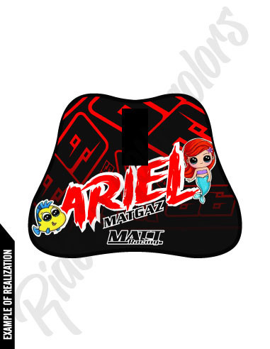 protection pectoral moto piste et route. Plastron compétition FFM FIM, personnalisable