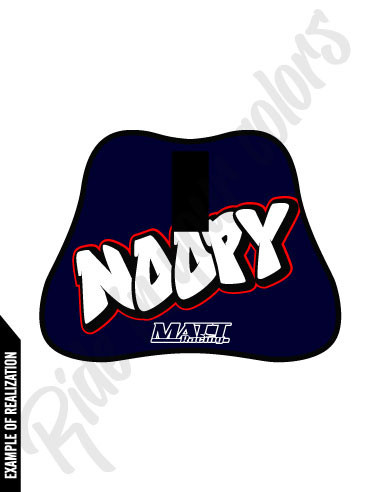 protection pectoral moto piste et route. Plastron compétition FFM FIM, personnalisable