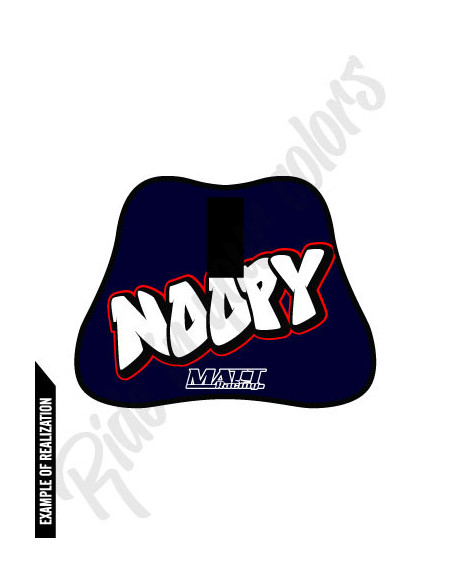 protection pectoral moto piste et route. Plastron compétition FFM FIM, personnalisable