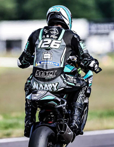 100% customizable "GP" motorcycle leather suit