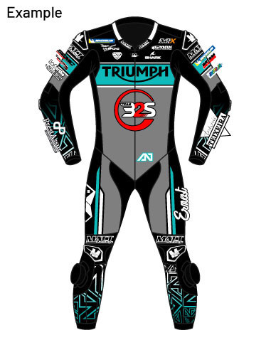 Motorcycle suit in cowhide or kangaroo leather, customizable, airbag and integrated airbag compatible. FFM FIM approved
