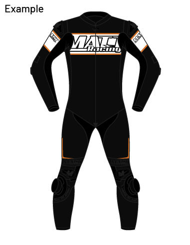 100% customizable "GP" motorcycle leather suit