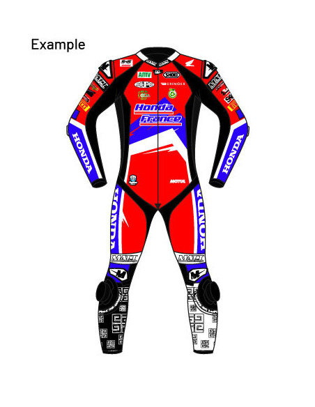 100% customizable "GP" motorcycle leather suit