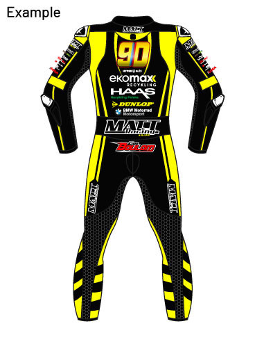 100% customizable "GP" motorcycle leather suit