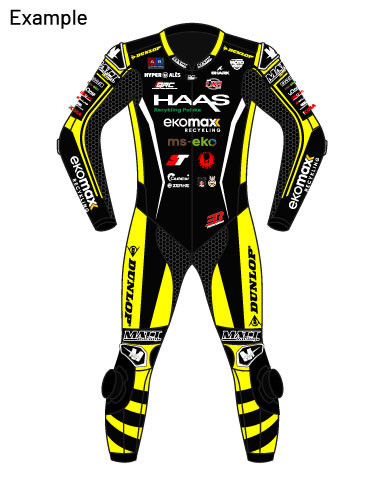 100% customizable "GP" motorcycle leather suit