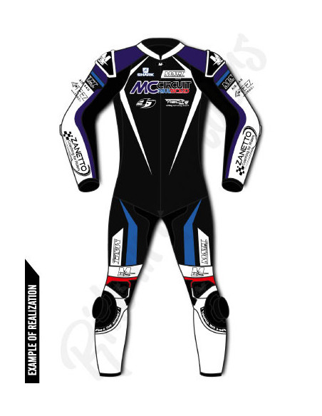 MXRS customizable motorcycle leather suit