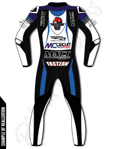 MXRS customizable motorcycle leather suit