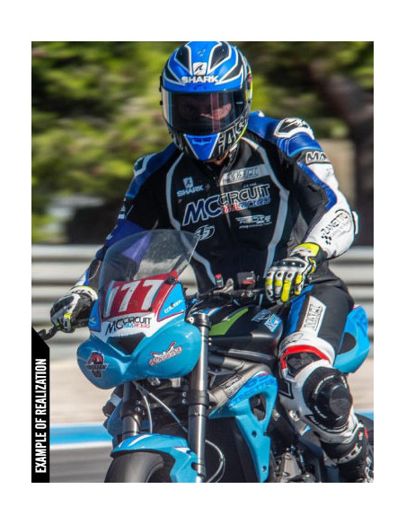 MXRS customizable motorcycle leather suit