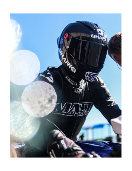 Combinaison moto en cuir BLACK EDITION - 1 pièce - MATT RACING