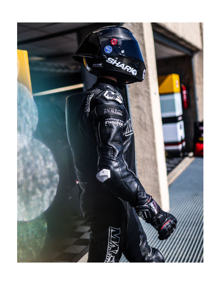 "BLACK EDITION" leather motorcycle suit - 1-piece -