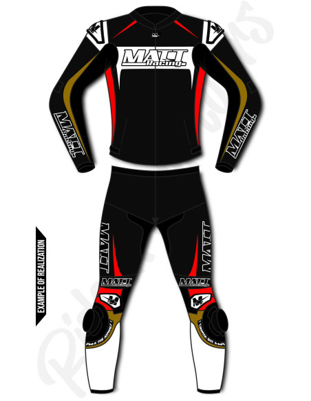 "ROAD MERCURY" customizable motorcycle leather suit