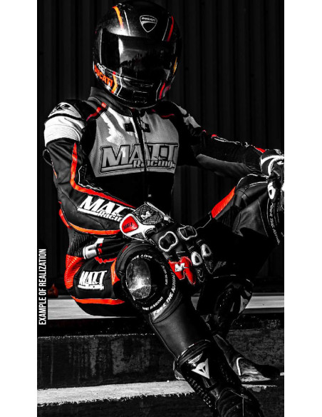 "ROAD MERCURY" customizable motorcycle leather suit