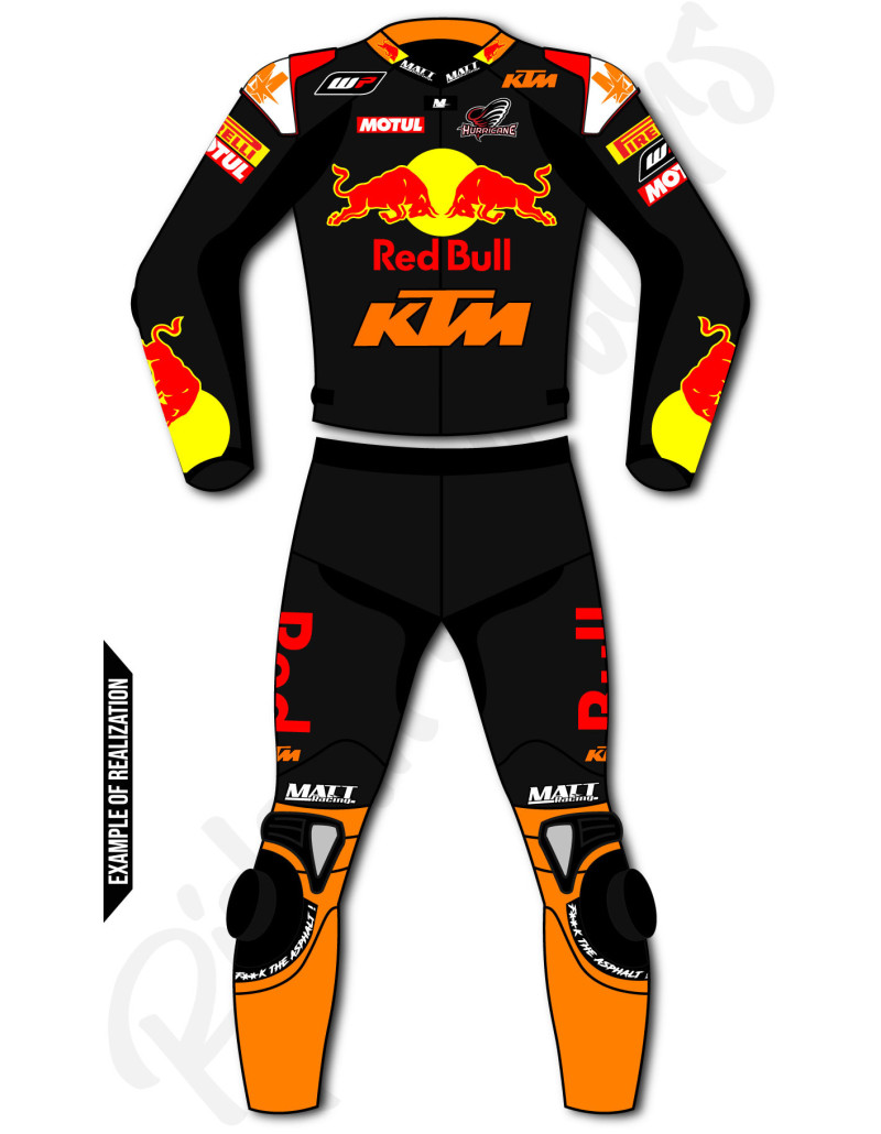 100% customizable ROAD GP motorcycle leather suit, 2 pièces