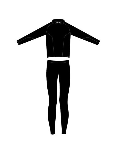 Sous-combinaison en textile respirant haute performance pour les coureurs recherchant confort et performance.