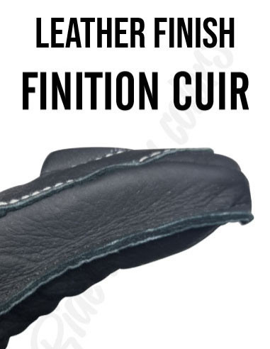 🌍 Gants moto cuir noir "BLACK EDITION" Racing