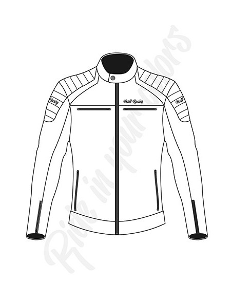 veste moto en cuir personnalisable pour motard et 2 roues